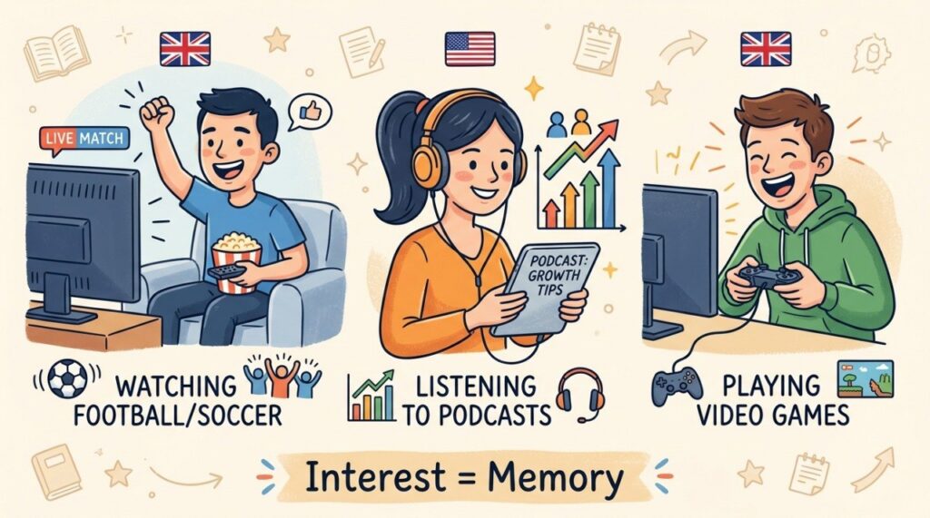 Изучение английского через интересный контент