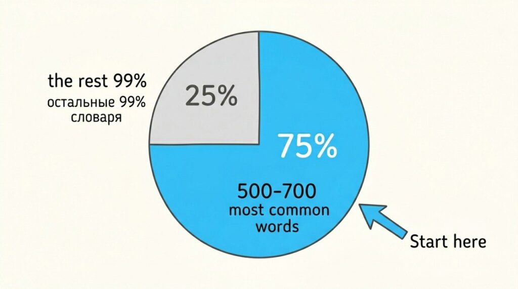 Принцип 80/20 в изучении языка