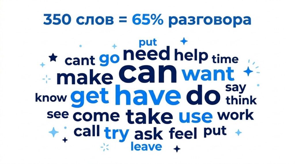 Самые частотные слова английского языка для разговорной речи