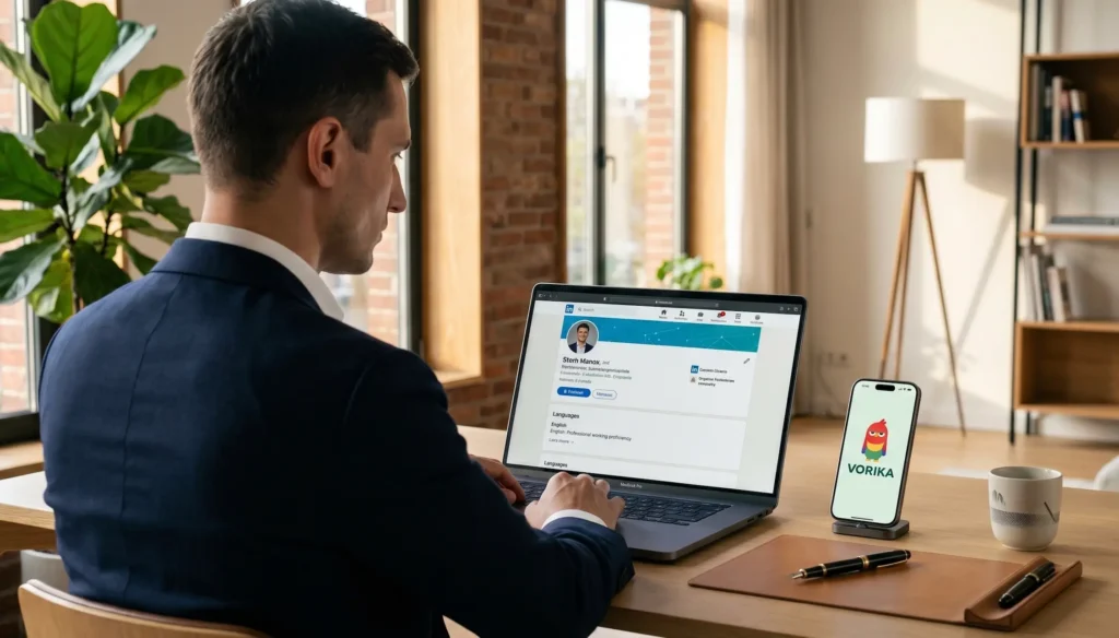 поиск работы с английским языком в Европе на LinkedIn