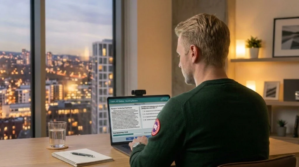 сдать экзамен toefl онлайн из дома