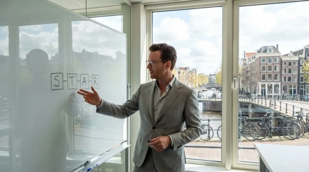 star метод на собеседовании на английском — структура ответа