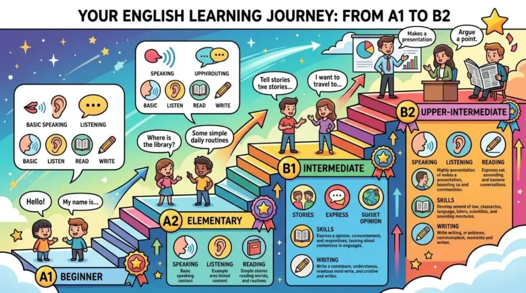 Этапы изучения английского языка от начального до продвинутого уровня