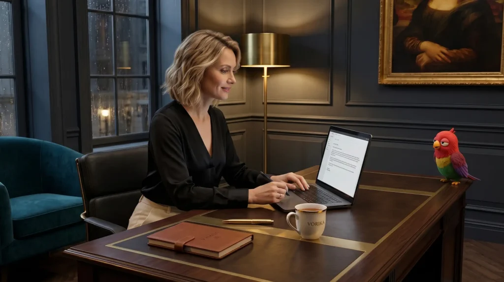 karernyj-anglijskij-delovoe-pismo-zhenshchina-kabinet