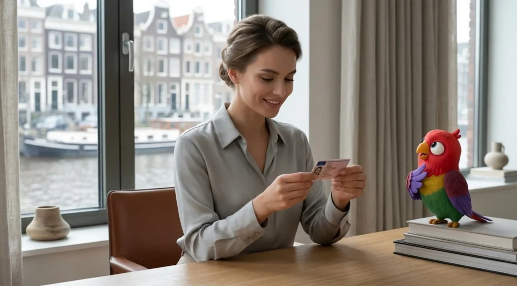 Эмигрантка получила photocard driving licence после обмена в Амстердаме