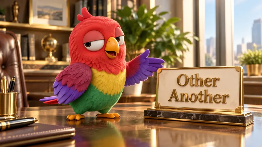 Попугай Ворика объясняет разницу между Other и Another в премиальном кабинете